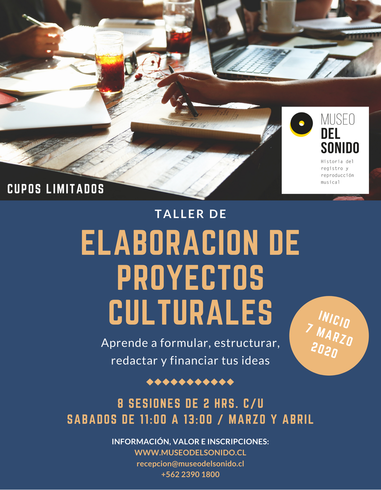 Taller de “Elaboración de Proyectos Culturales” desde el 7 de marzo ...